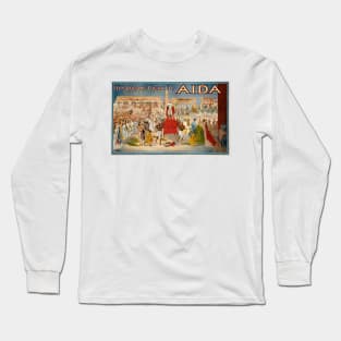 Aida Opera Poster Long Sleeve T-Shirt